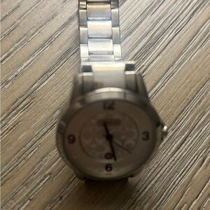 Coach Silver Stainless Steel Watch